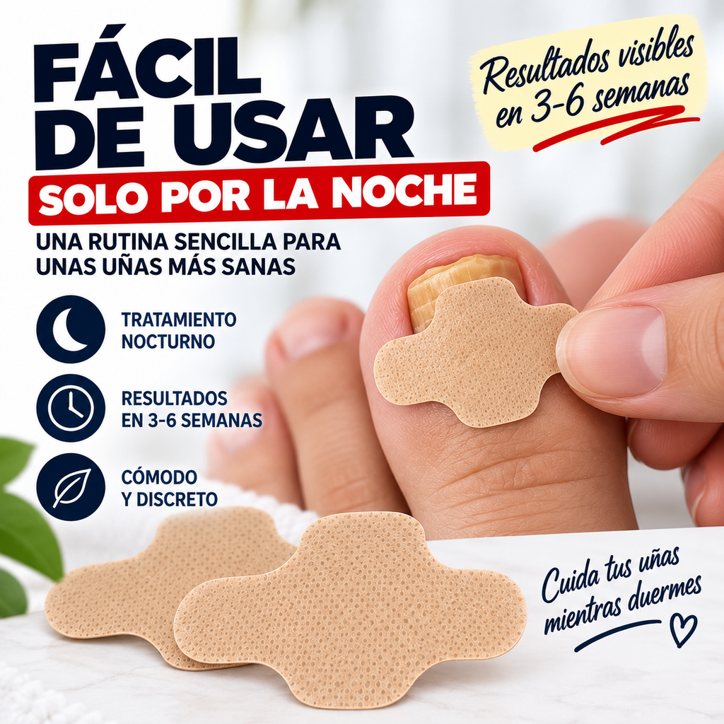 FungiCare™ - Parches Anti-hongos para uñas (Pack 21)